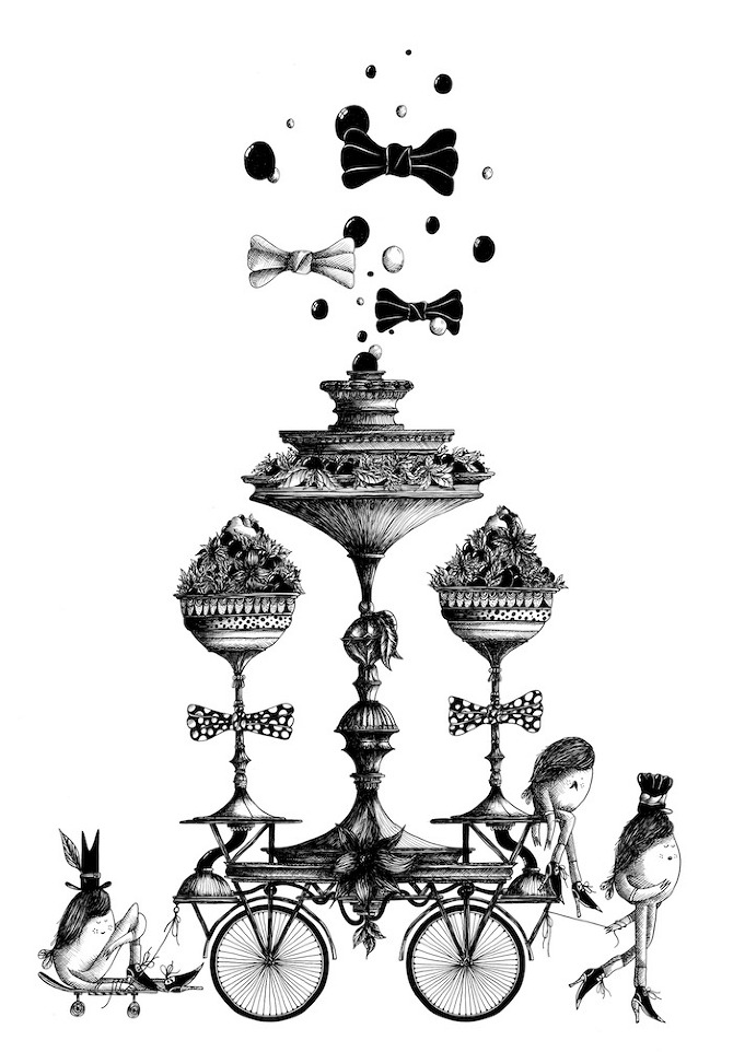 MH02 China Ink Drawings by Merijn Hos in THISISPAPER MAGAZINE